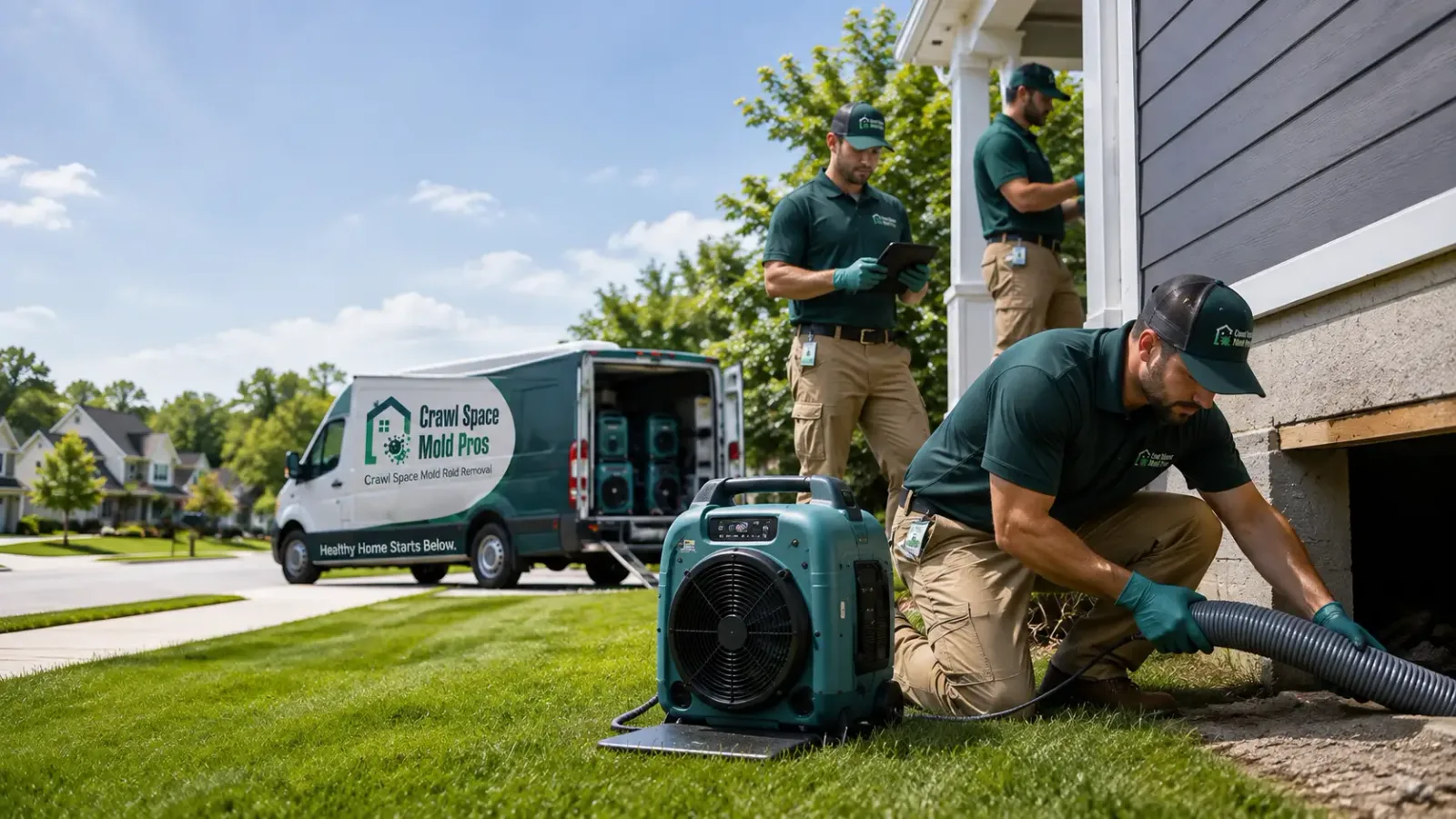 Crawl Space Mold Removal in Manning, IA
